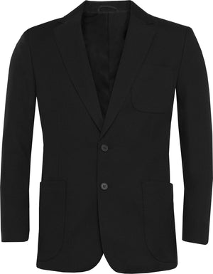 Black blazer on a white background