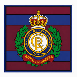 Royal Engineers Cap Badge PVC Patch