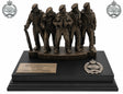 Royal Tank Regiment Comet Crew Cold Cast Bronze Statue