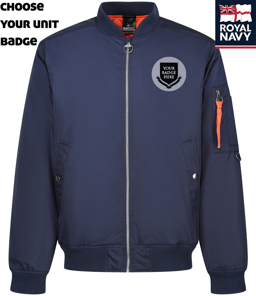 Royal Navy Units Pro Bomber Jacket – Fat Chimp Forces Wear Gifts