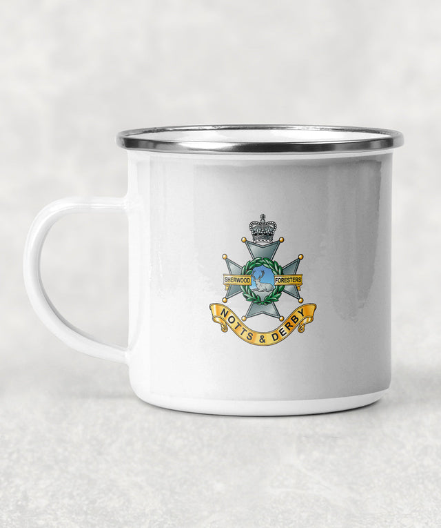 The Sherwood Foresters (Notts and Derby Regiment) - Enamel Mug