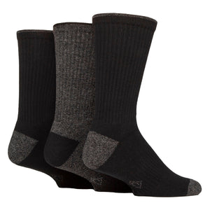 3 Pairs Mens Water Repellent Midweight Outdoor Socks for Hiking & Walking