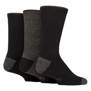 6 Pairs Mens Water Repellent Midweight Outdoor Socks for Hiking & Walking