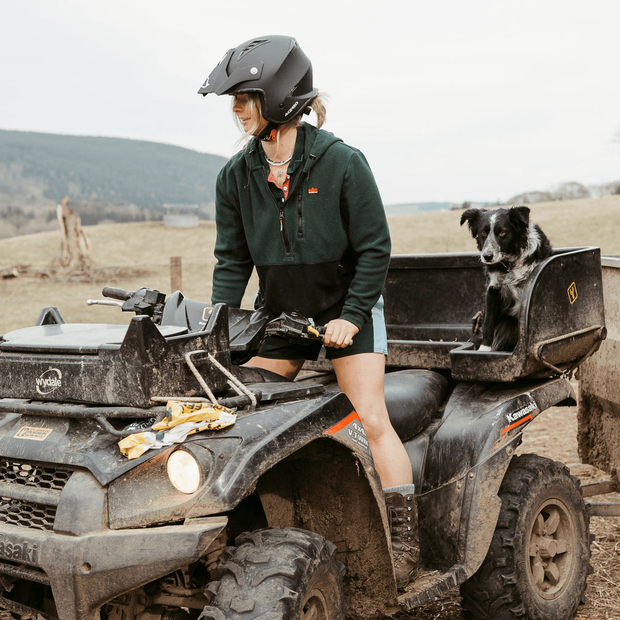 Sugar Loaf Dawnbreaker Polar Fleece Hoodie - Green