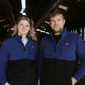 Sugar Loaf Horizon Polar Fleece Half Zip - Indigo Blue