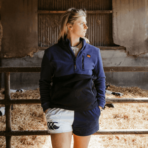 Sugar Loaf Horizon Polar Fleece Half Zip - Indigo Blue