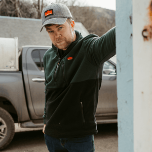 Sugar Loaf Horizon Polar Fleece Half Zip - Green