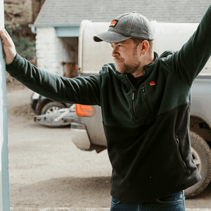 Sugar Loaf Horizon Polar Fleece Half Zip - Green