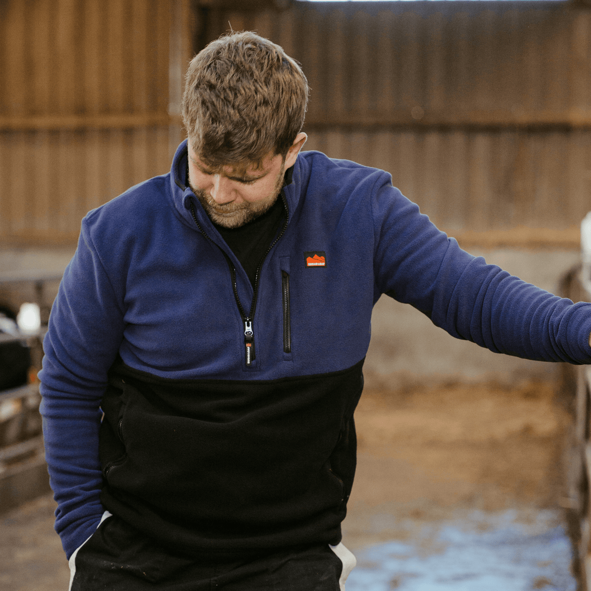 Sugar Loaf Horizon Polar Fleece Half Zip - Indigo Blue