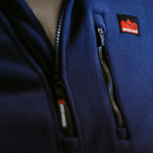 Sugar Loaf Horizon Polar Fleece Half Zip - Indigo Blue