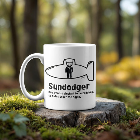 Royal Navy Submariner Sundodger Cartoon Mug