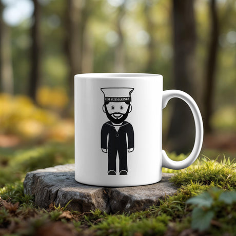 Royal Navy Submariner Sundodger Cartoon Mug