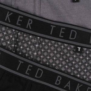 Ted Baker 3 Pack Mens Soft Breathable Cotton Boxer Brief Underwear