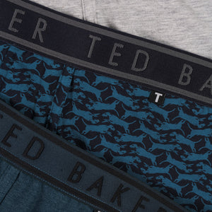 Ted Baker 3 Pack Mens Soft Breathable Cotton Boxer Brief Underwear