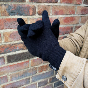 Mens Knitted Thermal 40g 3M Thinsulate Insulation Winter Gloves