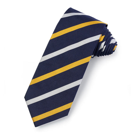 Bombay Grenadiers Three-Fold Silk Reppe Tie 