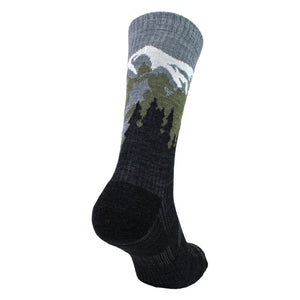 Mens Ladies Light Performance Crew Merino Wool Socks Trekking Socks