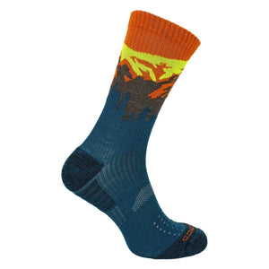 Mens Ladies Light Performance Crew Merino Wool Socks Trekking Socks