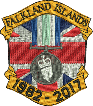 Operation Falklands Badge – South Atlantic Medal Embroidered Patch