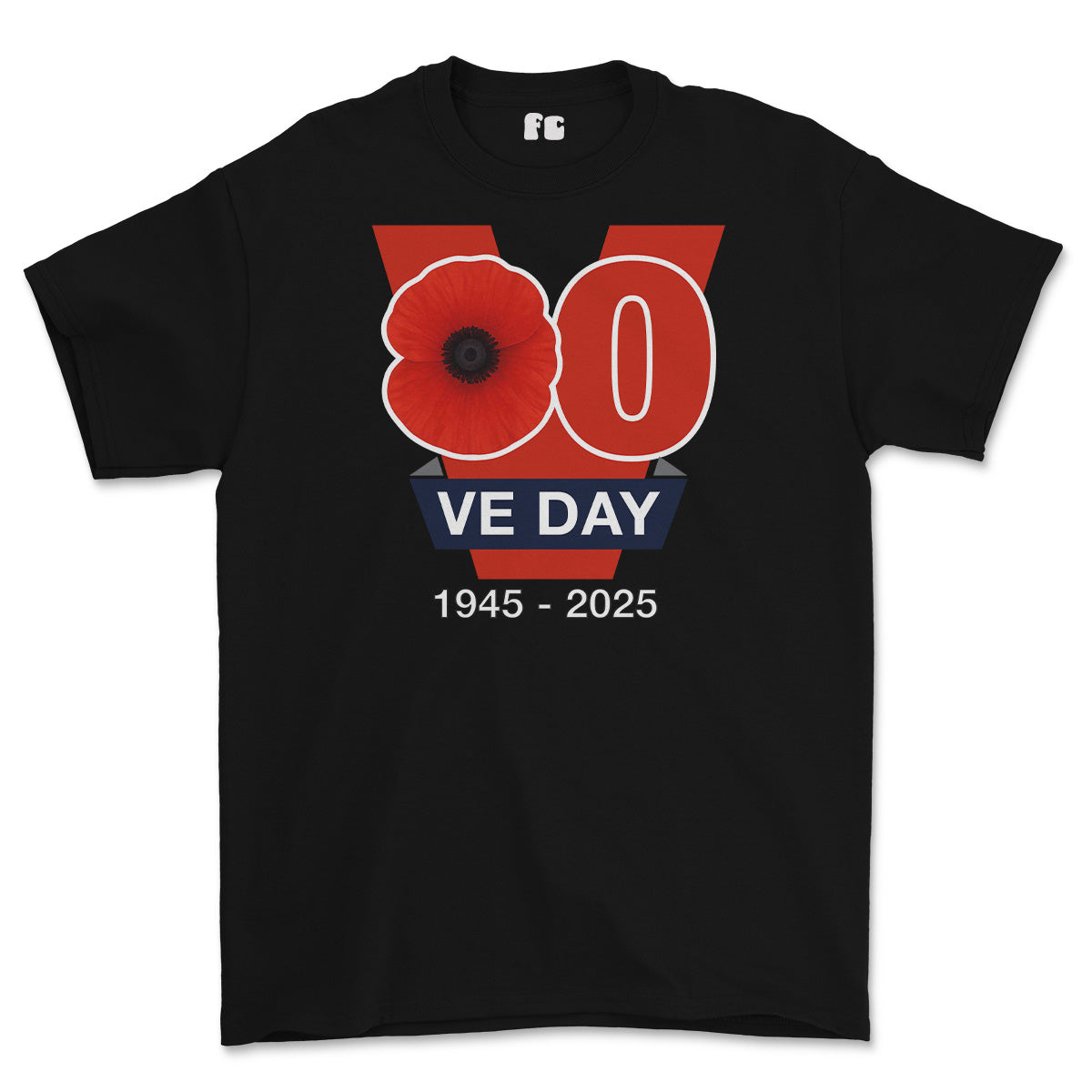 VE Day 80 Commemorative Printed T-Shirt