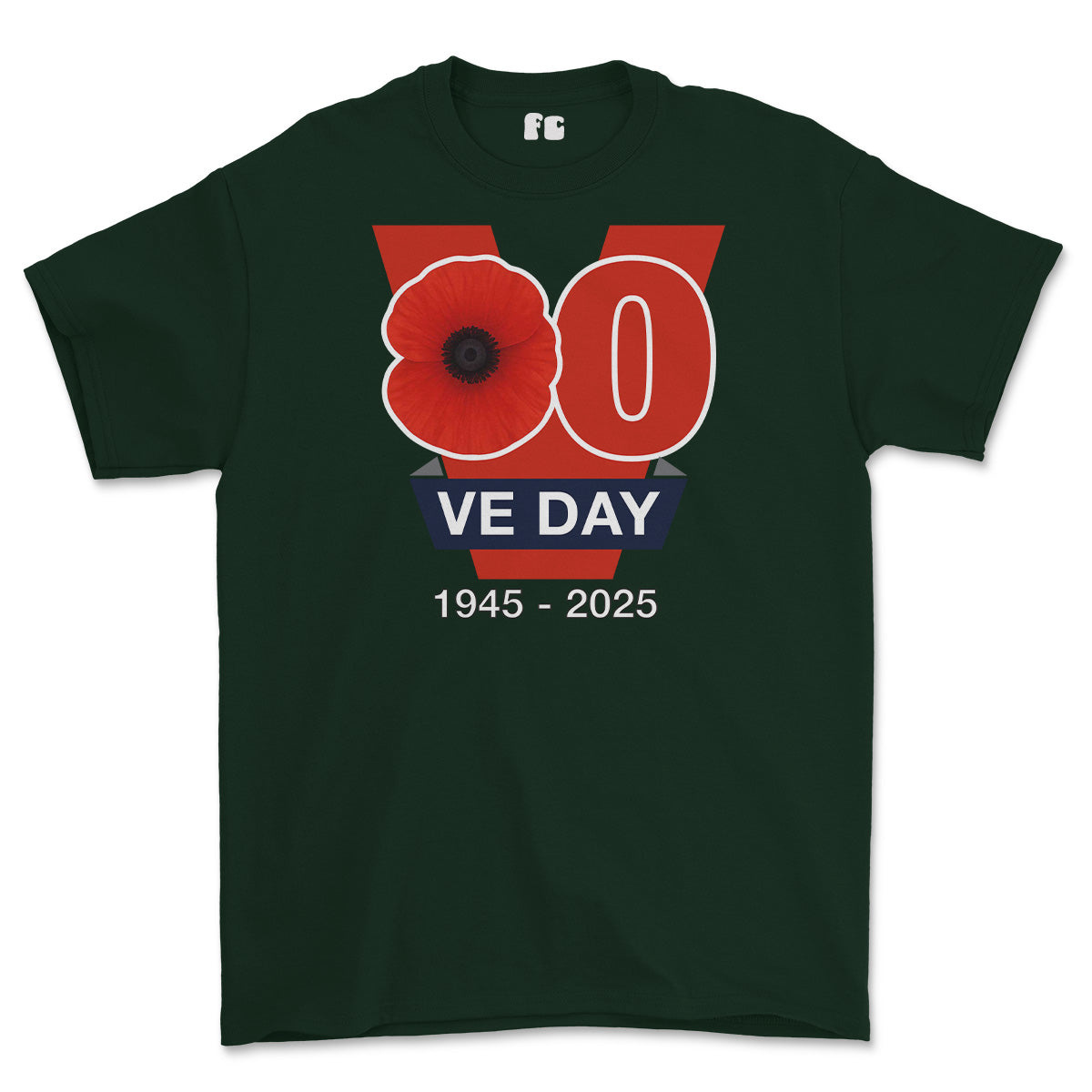 VE Day 80 Commemorative Printed T-Shirt
