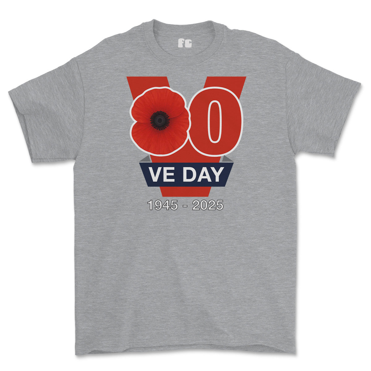 VE Day 80 Commemorative Printed T-Shirt