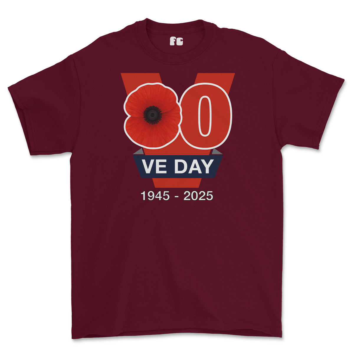 VE Day 80 Commemorative Printed T-Shirt
