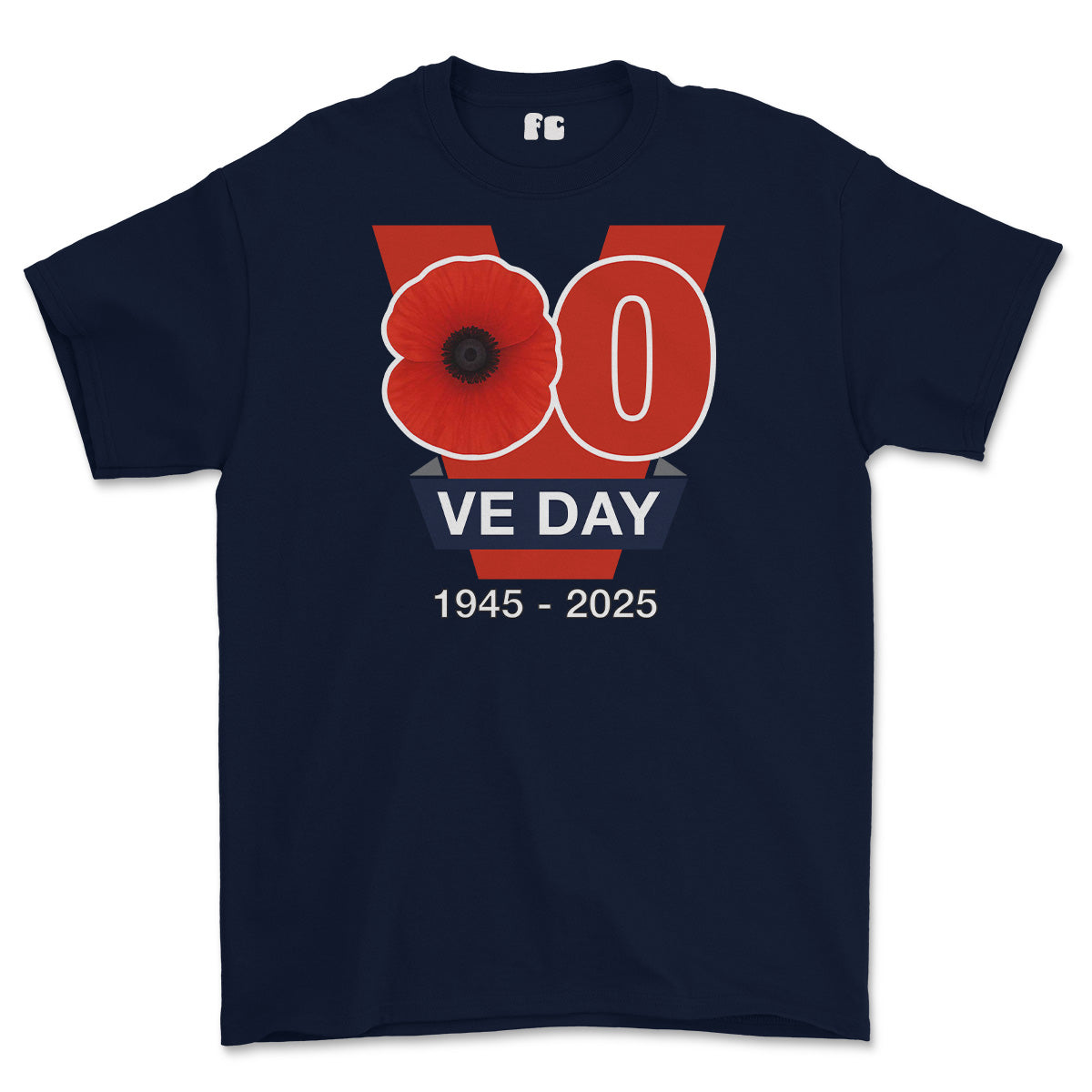 VE Day 80 Commemorative Printed T-Shirt