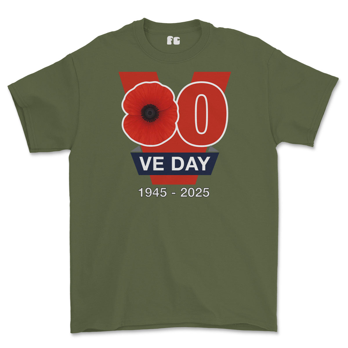 VE Day 80 Commemorative Printed T-Shirt