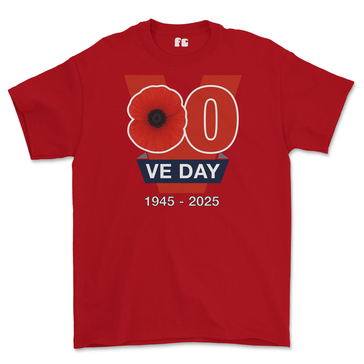 VE Day 80 Commemorative Printed T-Shirt
