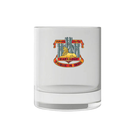 Devonshire & Dorset Regiment Crest - Whiskey/Spirit Glass