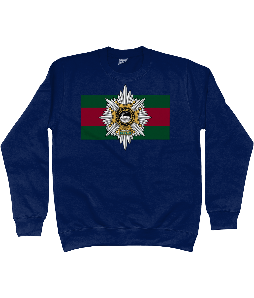 Worcestershire And Sherwood Foresters Front Printed Sweater