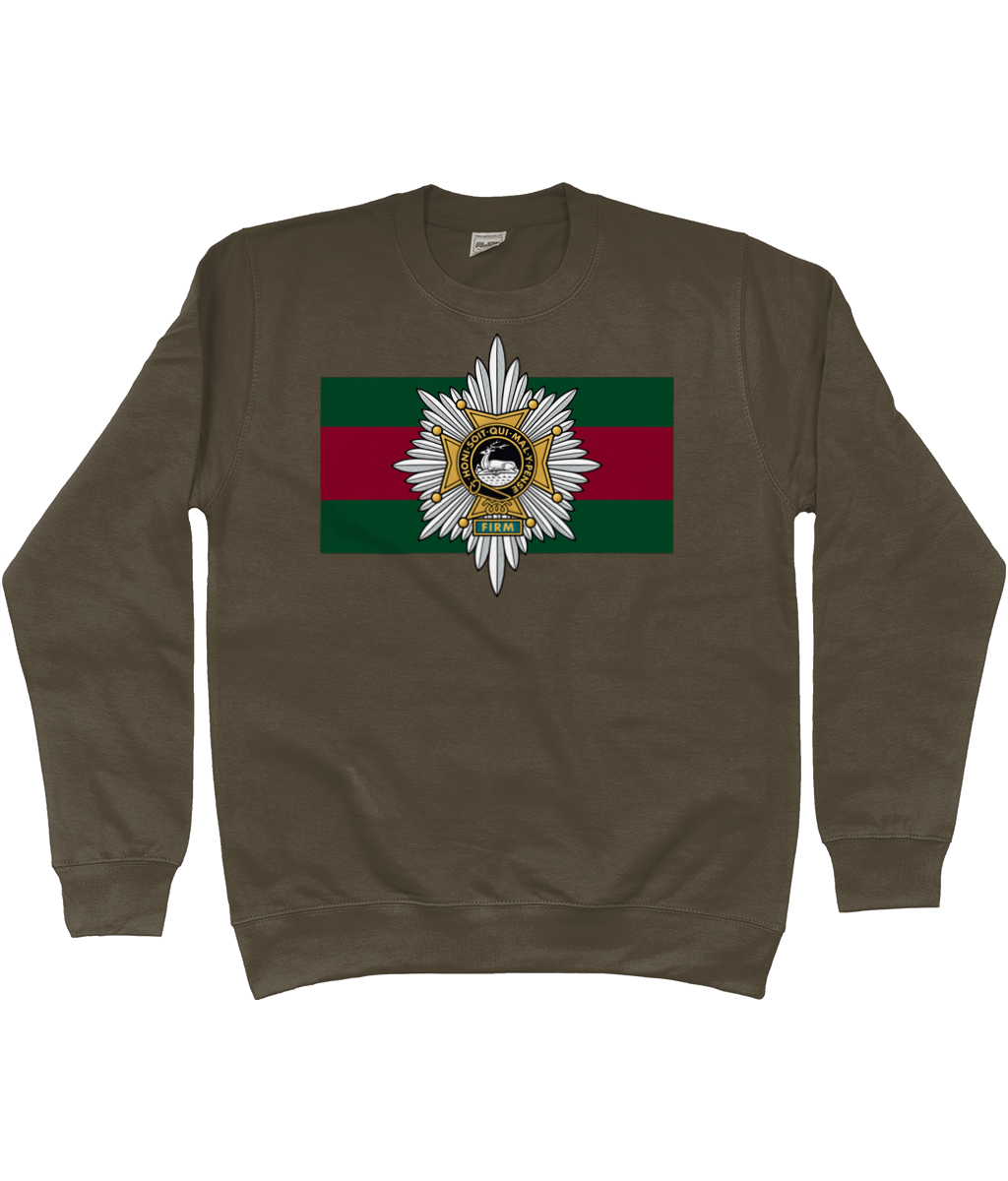 Worcestershire And Sherwood Foresters Front Printed Sweater