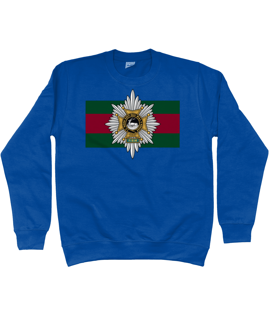 Worcestershire And Sherwood Foresters Front Printed Sweater