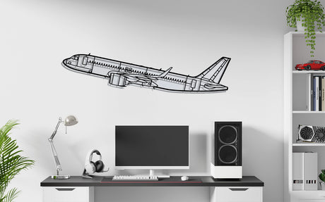Airbus A320 Metal Wall Art