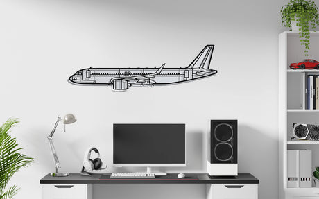 Airbus A320 Metal Wall Art
