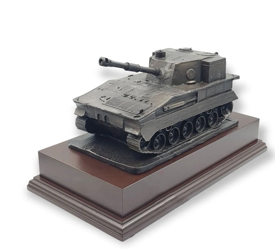 Abbot FV433 Self Propelled Gun Cold Cast Bronze Statue
