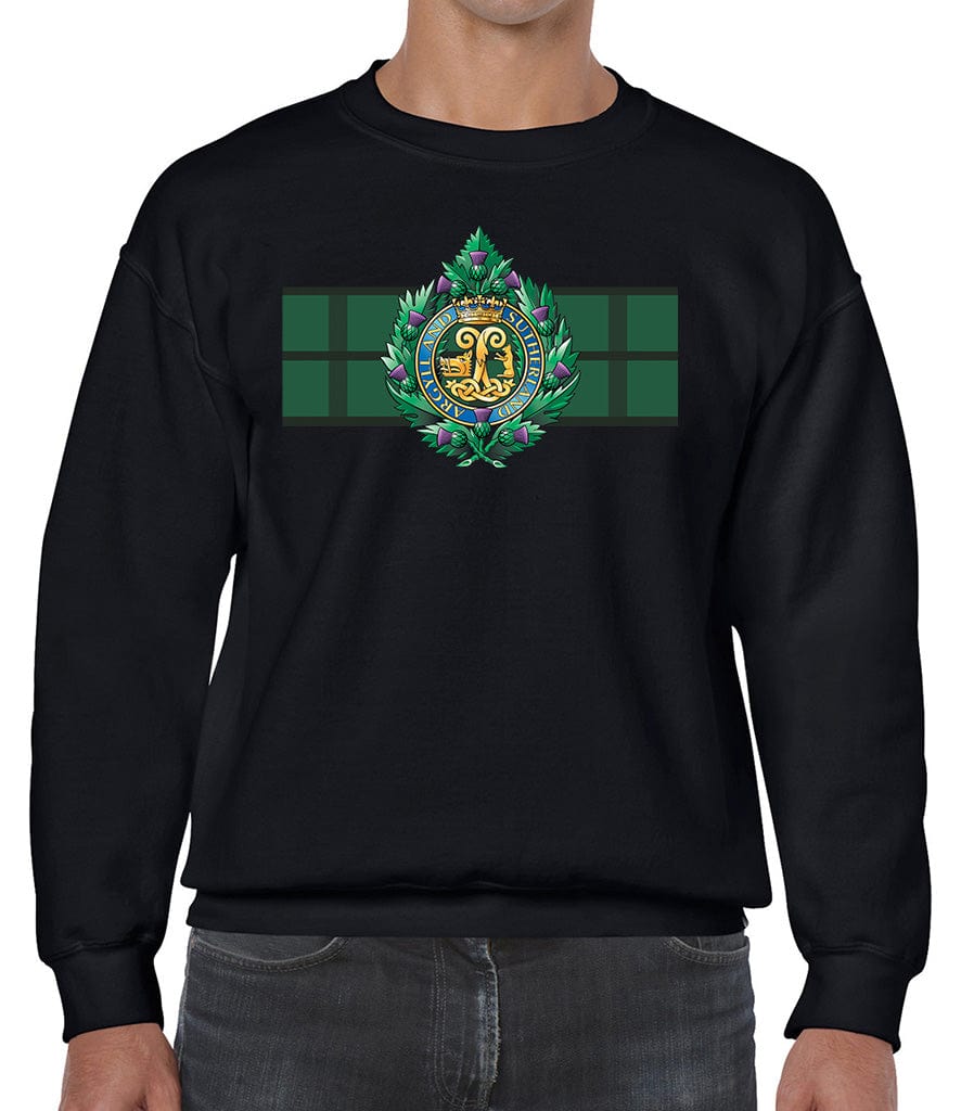 Argyll And Sutherland Highlanders Front Printed Sweater