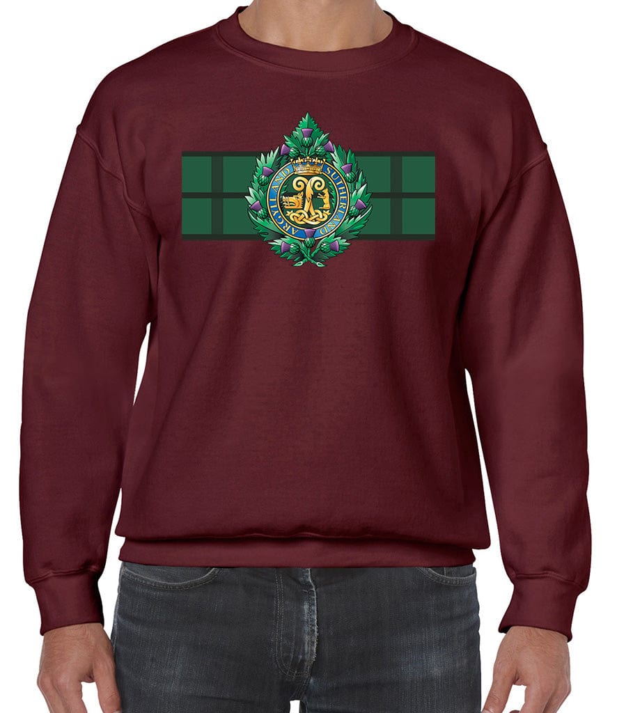 Argyll And Sutherland Highlanders Front Printed Sweater