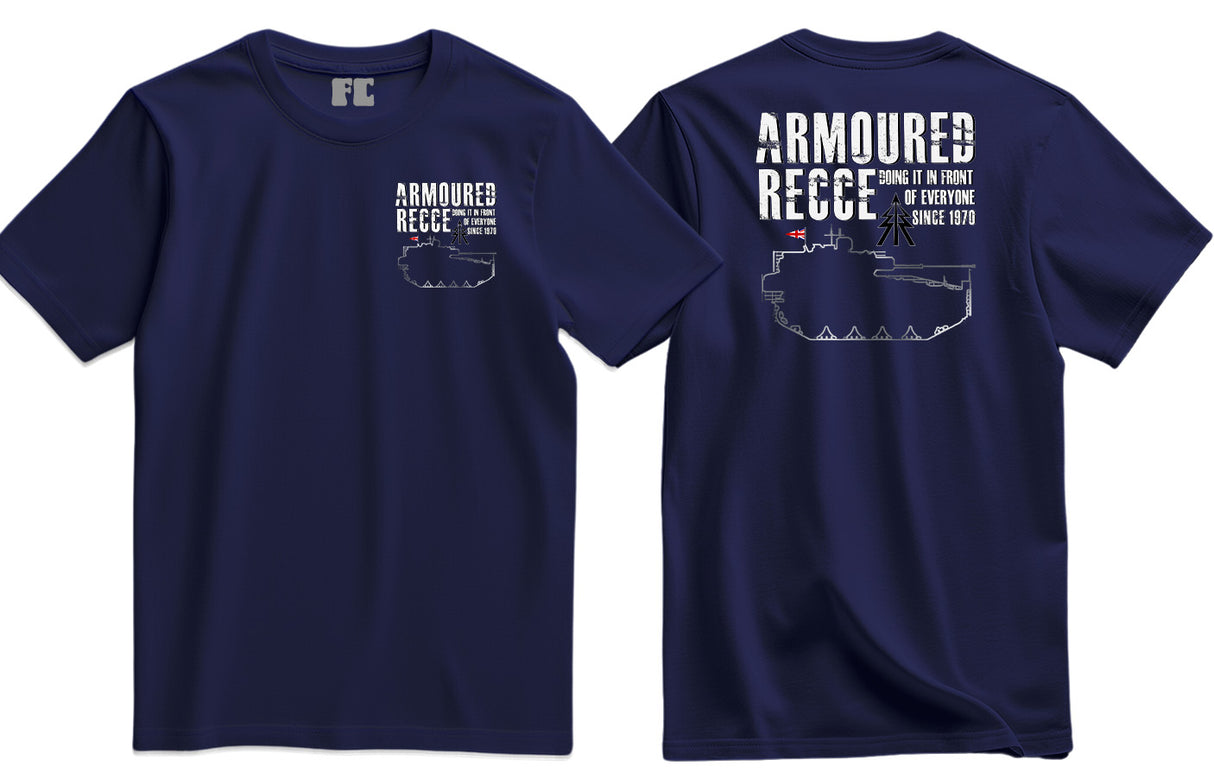 Armoured Recce Doing It In Front of Everyone Double Print T-Shirt