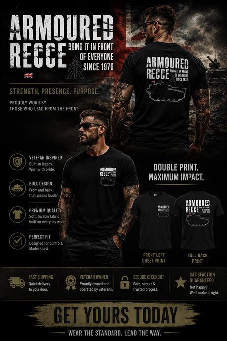 Armoured Recce Doing It In Front of Everyone Double Print T-Shirt