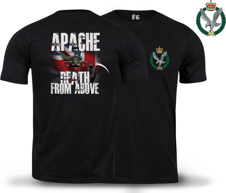 Army Air Corps Apache Double Side Printed T-Shirt