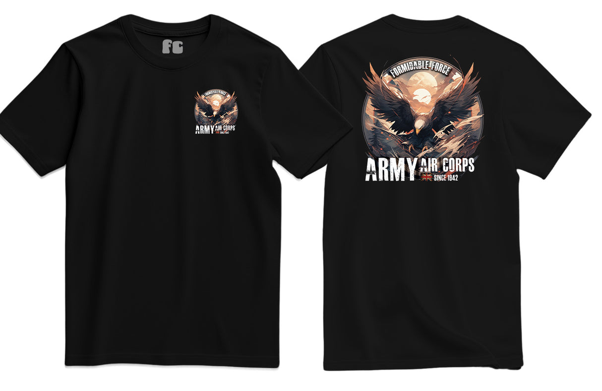Army Air Corps Formidable Force Double Print T-Shirt