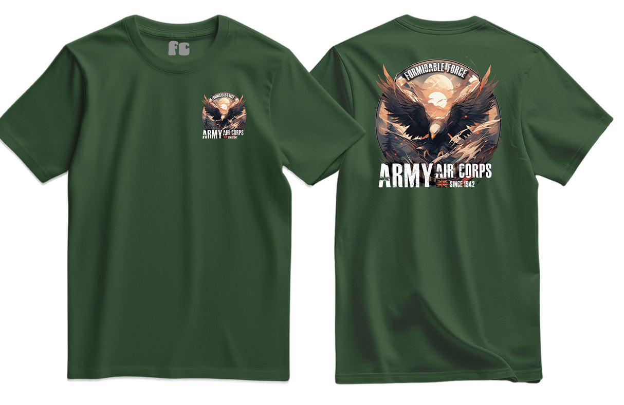 Army Air Corps Formidable Force Double Print T-Shirt