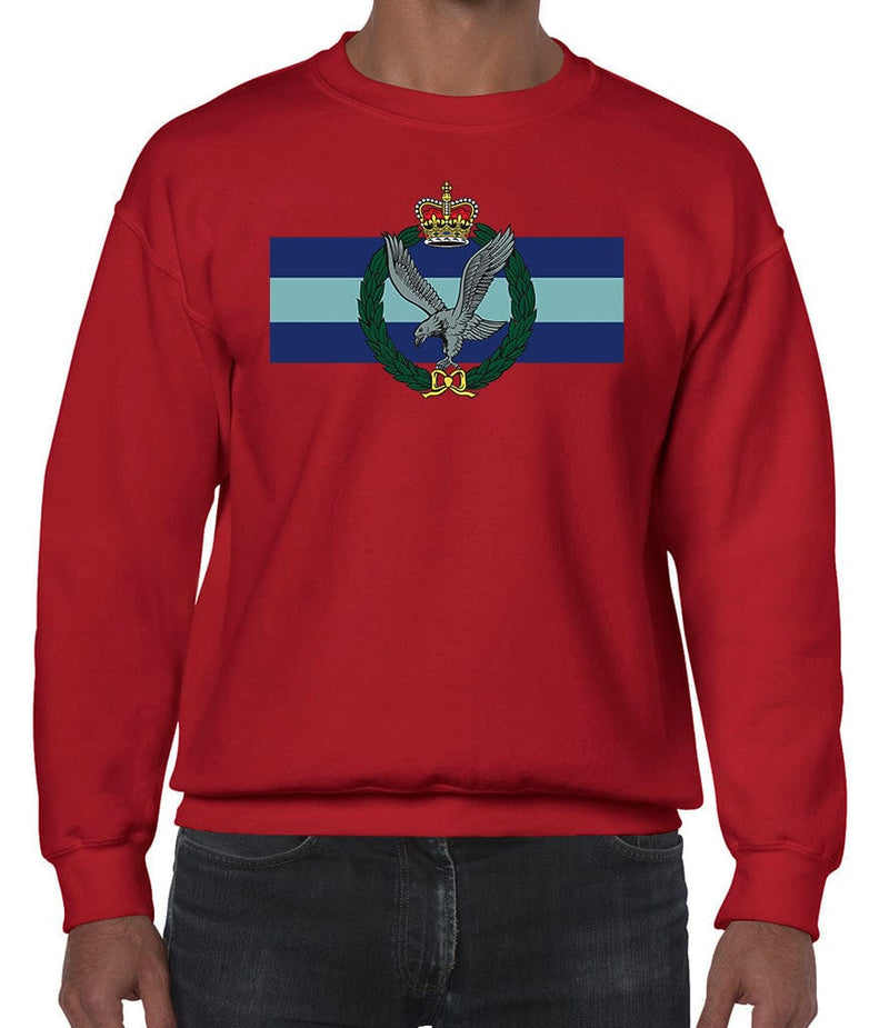 Army Air Corps AAC Front Printed Sweater