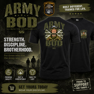Army Bod - Built on Discipline Double Print T-Shirt