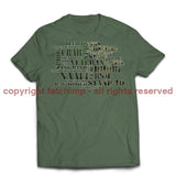 British Army Jargon Printed T-Shirt