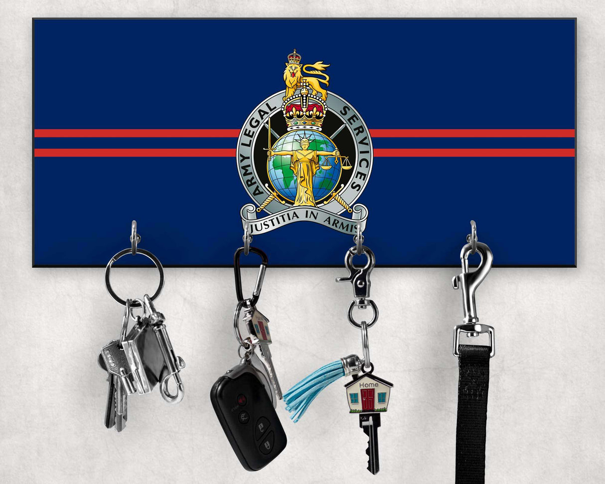 Army Legal Services - Wooden Key/Beret Hook (New King's Crown)