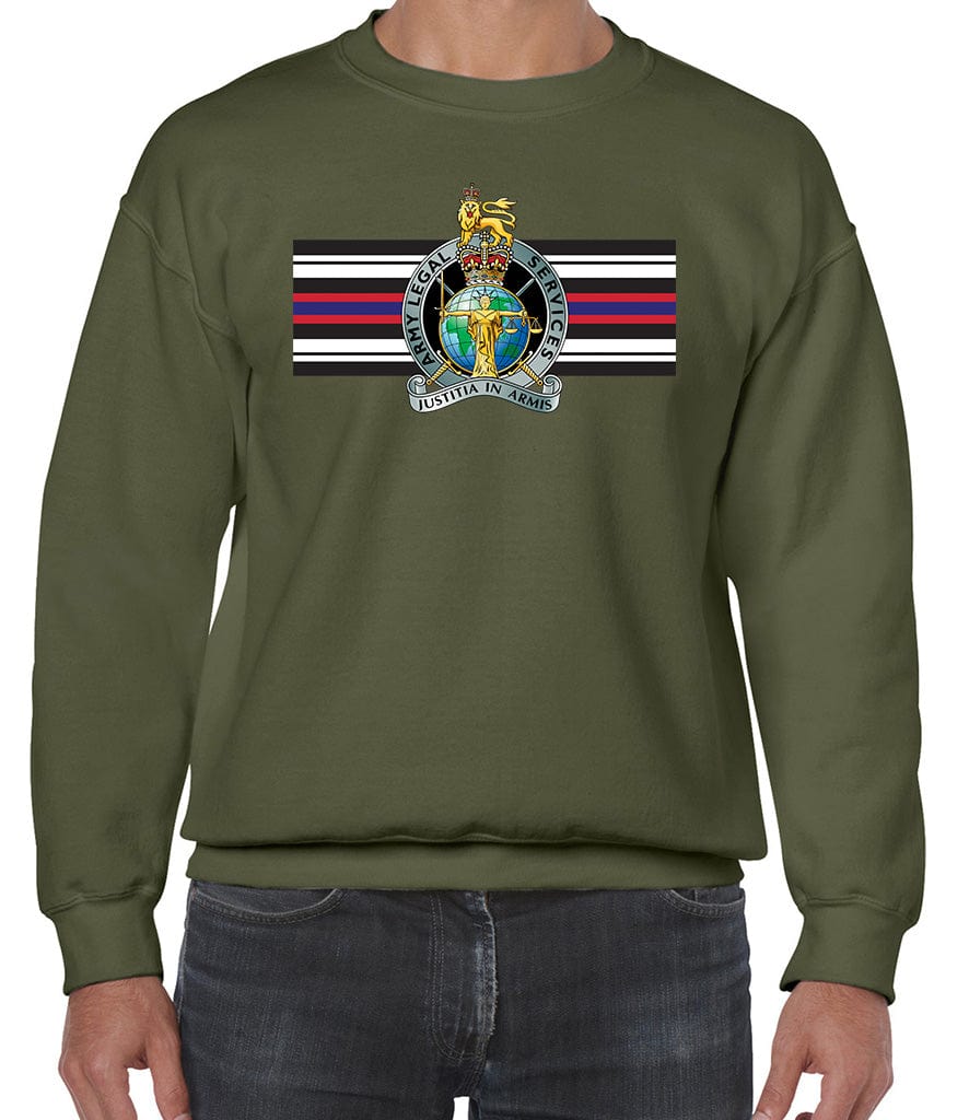 Army Legal Services ALS Front Printed Sweater