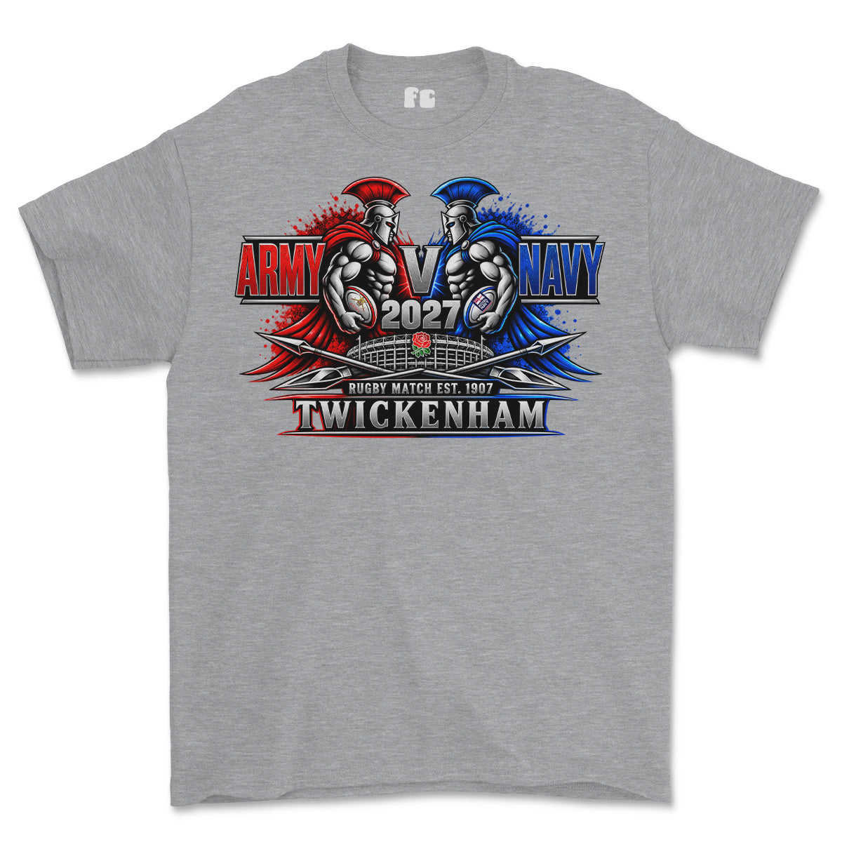 Army V Navy 2027 Gladiators Printed T-Shirt